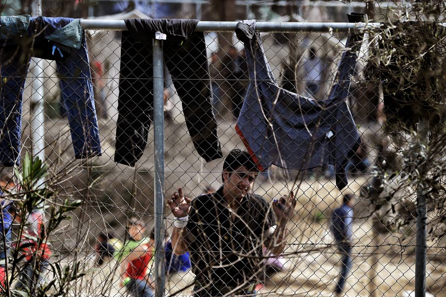 Migrants a Lesbos (Grècia)