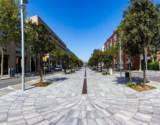 El barri del Poblenou de Barcelona buit fruit de l'impacte de la pandèmia | © Ajuntament de Barcelona