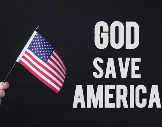 God save America és un eslògan típic dels EUA