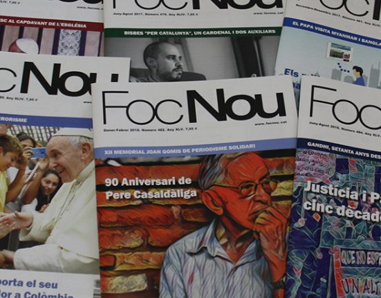 Un recull de revistes de Foc Nou