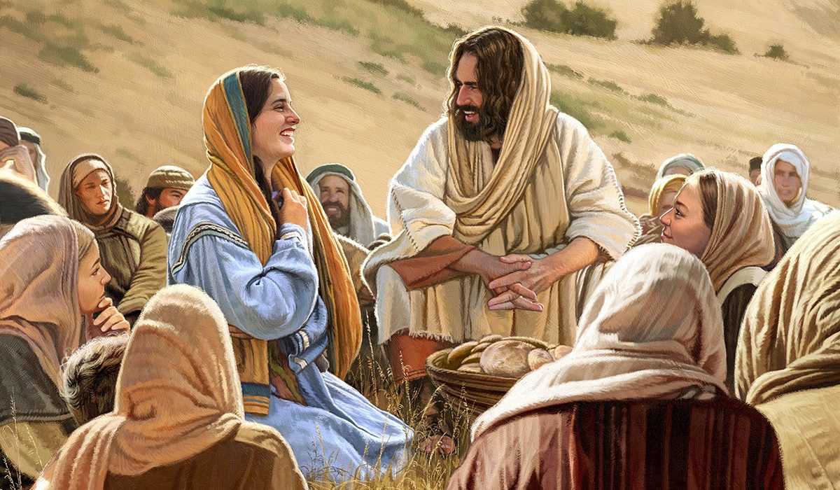 Jesús envoltat de dones | © Dan Burr