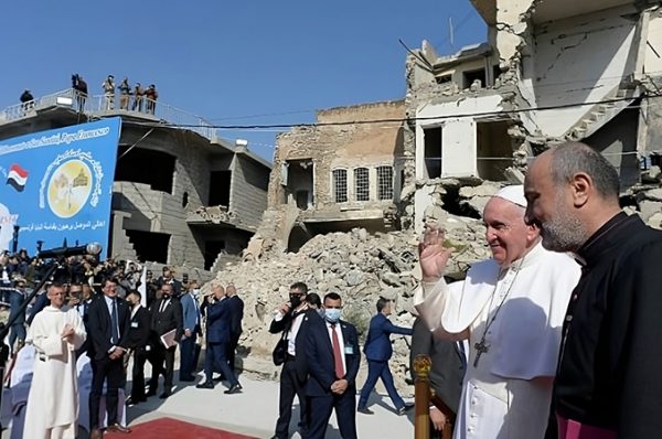 El papa Francesc durant el seu viatge apostòlic a Iraq l'any 2021 - Vatican News
