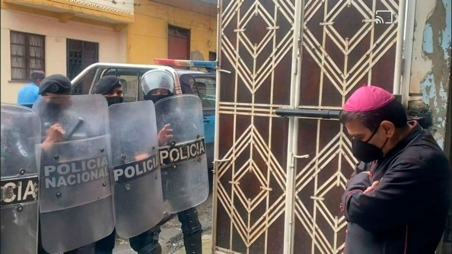 El bisbe Álvarez assetjat pels cossos de seguretat de Nicaragua - Bisbat de Matagalpa