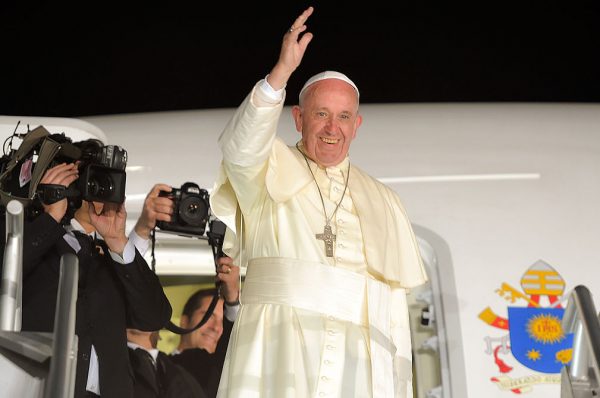 El papa Francesc durant el seu viatge a Mèxic l'any 2016 | Foto: Presidència de la República Mexicana
