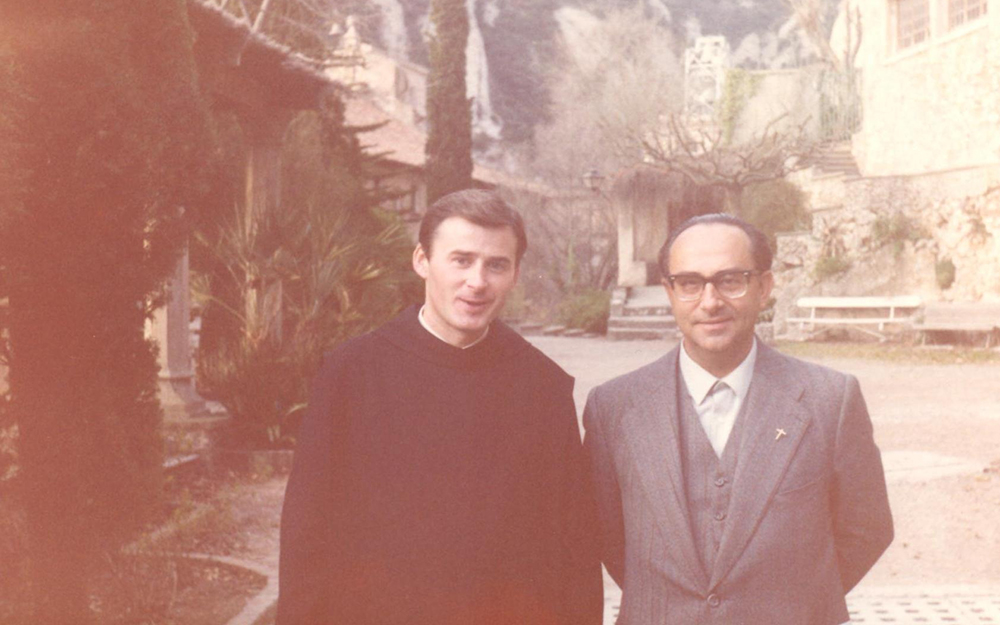 Alexandre Alapont i l'autor de l'article - desembre 1985