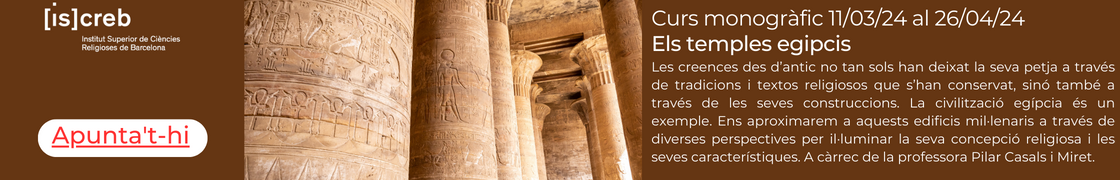 ISCREB - Curs monogràfic: Els temples egipcis