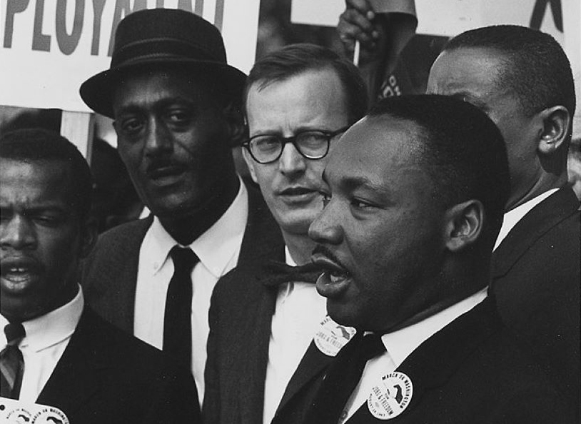 Martin Luther King fa el discurs "I have a dream" el 1963, en la Marxa sobre Washington