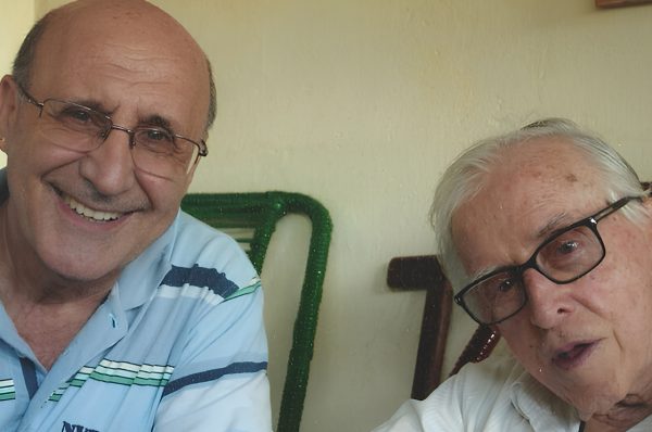 Paulo Gabriel i el bisbe Pere Casaldàliga
