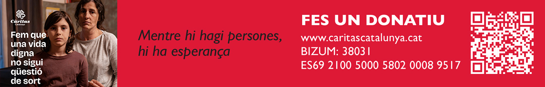 Càritas - Mentre hi hagi persones, hi ha esperança