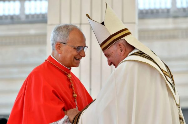 Francesc crea cardenal Robert Prevost a la plaça de Sant Pere, el setembre del 2023 | © Vatican Media