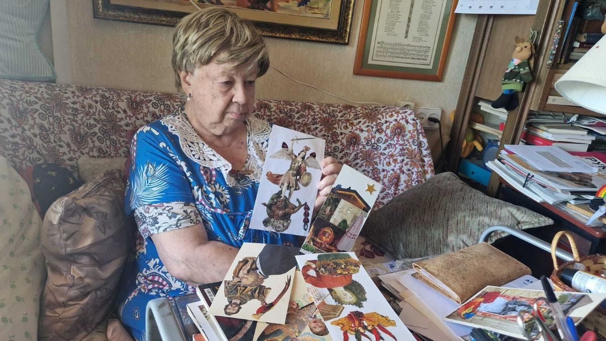 Olga Xirinacs, a casa seva