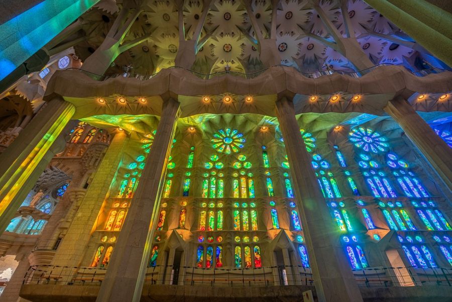 Vitralls de la Basílica de la Sagrada Família