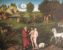 Adam i Eva al Jardí de l'Eden - Lucas Cranach - Wikimedia Commons