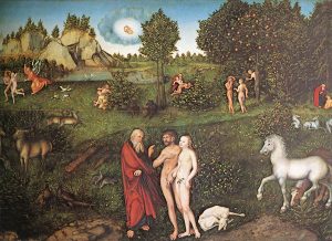 Adam i Eva al Jardí de l'Eden - Lucas Cranach - Wikimedia Commons