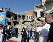 El papa Francesc durant el seu viatge apostòlic a Iraq l'any 2021 - Vatican News