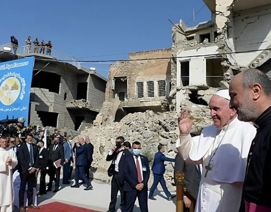 El papa Francesc durant el seu viatge apostòlic a Iraq l'any 2021 - Vatican News