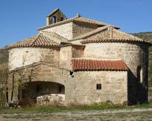 Vista general de l'església. Catalonia Sacra - Georgina Falip i Gerardo