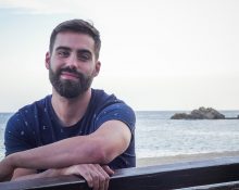 Jorge Duran, fotografiat al passeig marítim de Blanes