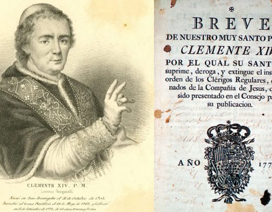 Al 1773, el Papa Clemente XIV es va veure obligat a suprimir la Companyia de Jesús