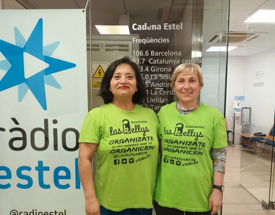 Vania Arana i Sílvia Carrió, del sindicat «Las Kellys», a Ràdio Estel