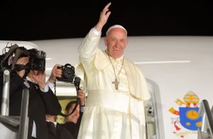 El papa Francesc durant el seu viatge a Mèxic l'any 2016