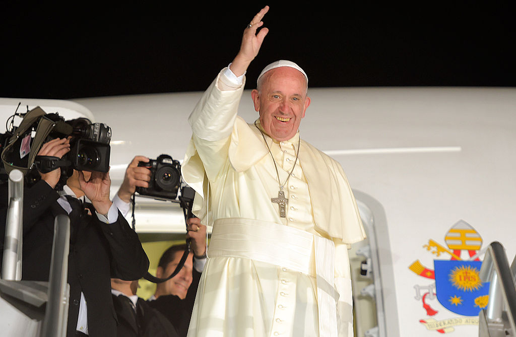 El papa Francesc durant el seu viatge a Mèxic l'any 2016