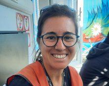 Irene López, voluntària de l'ONG