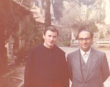 Alexandre Alapont i l'autor de l'article - desembre 1985