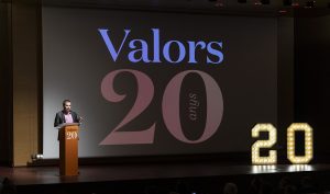 Ponència de Joan Salicrú en l'acte del 20è aniversari de la revista Valors