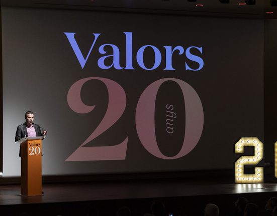 Ponència de Joan Salicrú en l'acte del 20è aniversari de la revista Valors