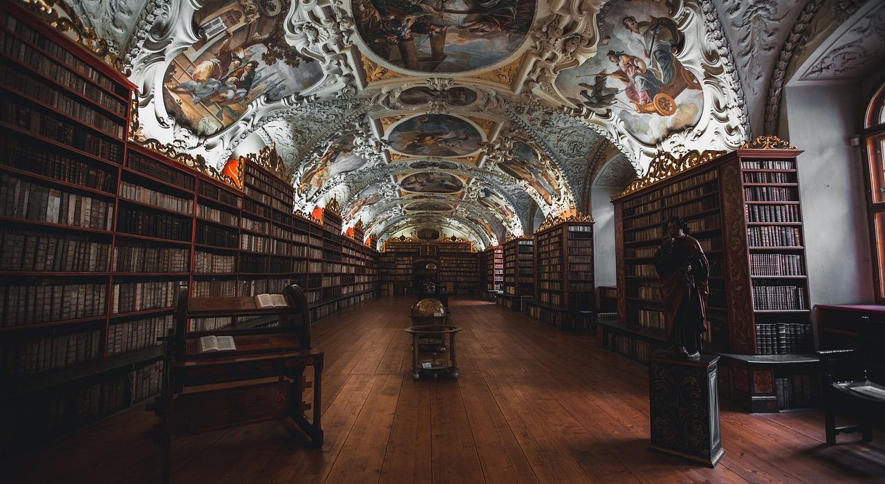 Imatge d'una biblioteca