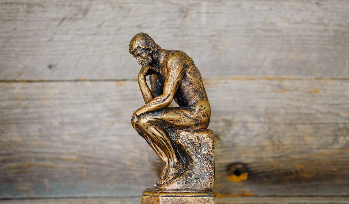 Petita escultura del Pensador, d'Auguste Rodin