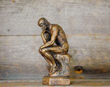 Petita escultura del Pensador, d'Auguste Rodin