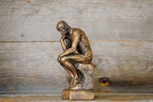 Petita escultura del Pensador, d'Auguste Rodin