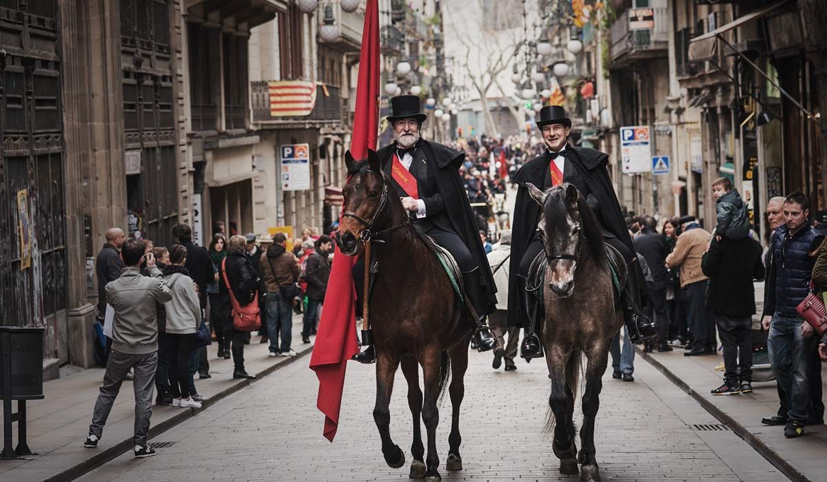 Imatge d'arxiu dels Tres Tombs a Barcelona
