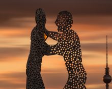 Escultura Molecule Man, a Berlín, de l'artista Jonathan Borofsky | © Daniel Lonn - Unsplash