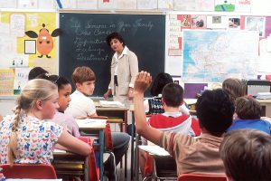 Imatge d'una aula escolar