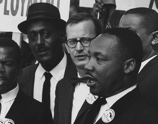 Martin Luther King fa el discurs I have a dream el 1963, en la Marxa sobre Washington