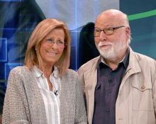 Victor Mirón i Cesca Planagumà al programa «Buenas notícies» de TVE2