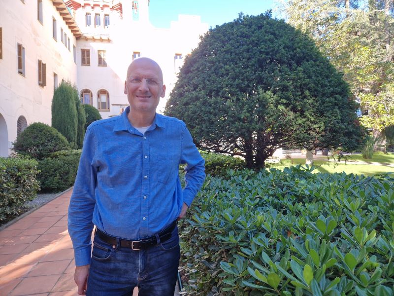 El teòleg i diaca Martin Kirschner a la Casa d’Espiritualitat Sant Felip Neri de Barcelona