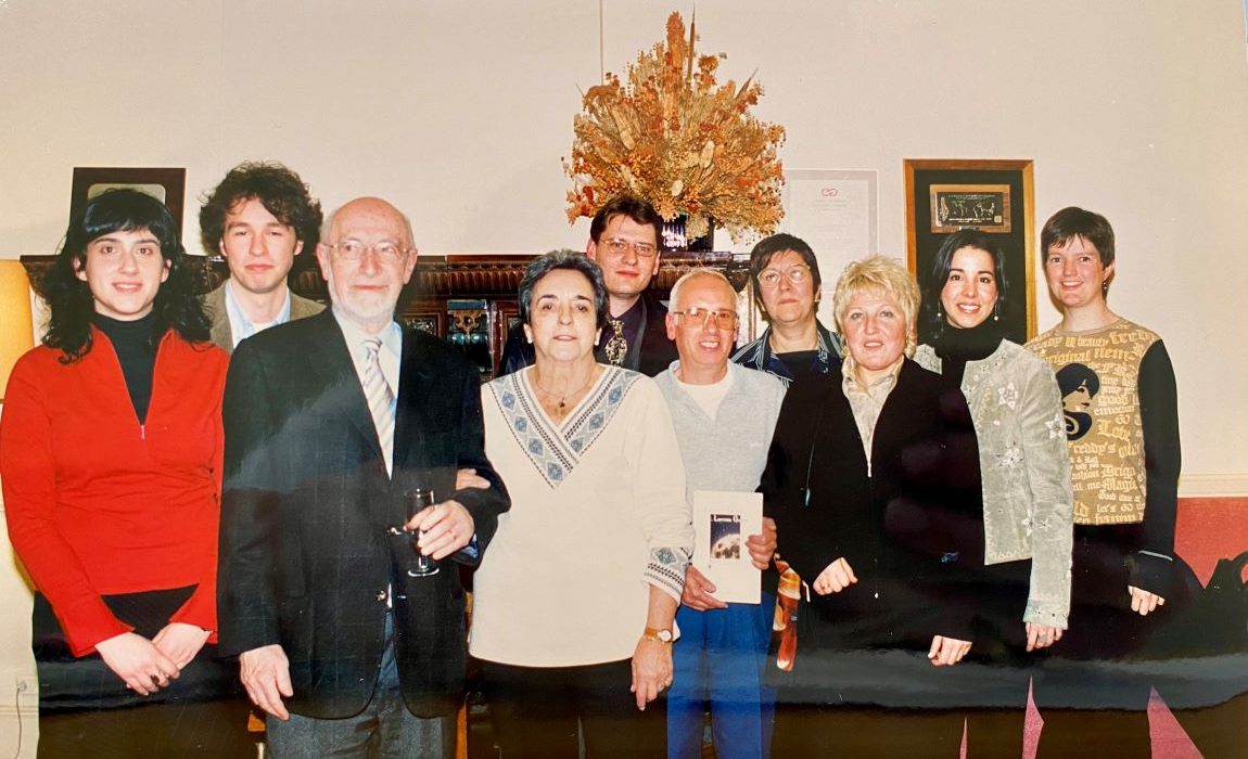 Equip de 'Foc Nou' a inicis dels anys 90, amb Roser Bofill i Llorenç Gomis al capdavant