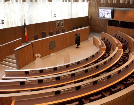 El parlament andorrà en una vista panoràmica