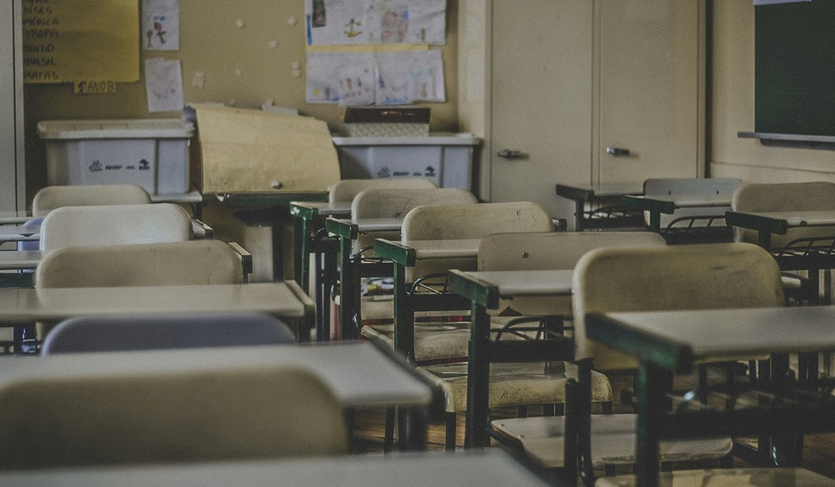 Una aula buida