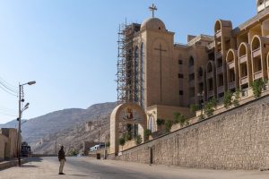 Un cristià, en el complex d'esglésies de Dayr Durunka