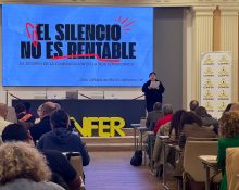 Gemma Morató durant la seva ponència al III Congrés de Comunicació 'No sin mi Dircom'