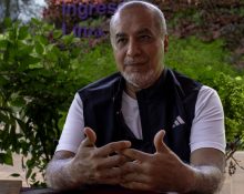 José Luis Pérez Guadalupe, a una cafeteria de Lima