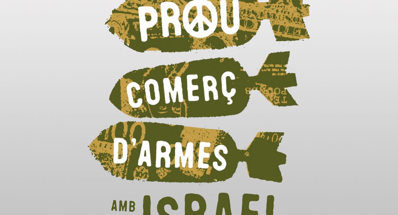 Cartell contra la venda d'armament a Israel