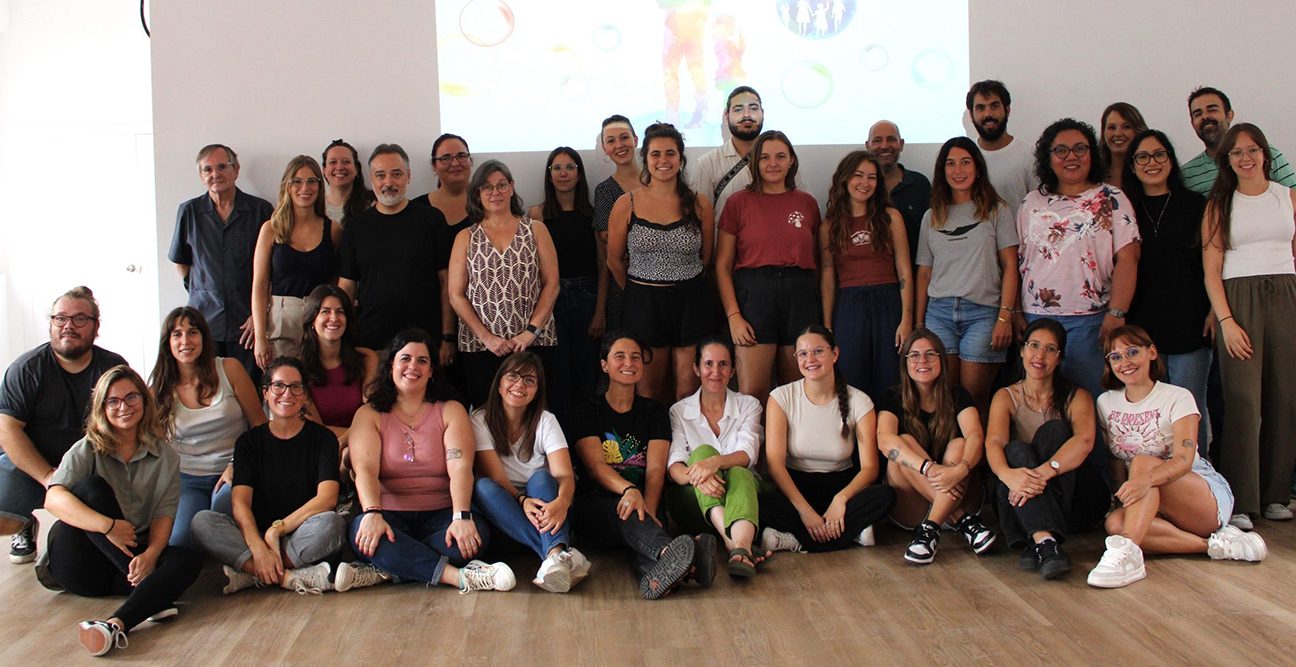 L'equip de voluntaris i treballadors que conformen la Fundació Comtal