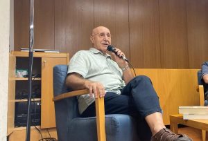 Paulo Gabriel al col·loqui sobre la seva experiència al Brasil, organitzat per Justícia i Pau i la comissió de l’Agenda Llatinoamericana, a Malgrat de Mar