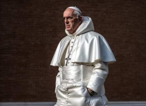 Imatge del papa Francesc generada per IA